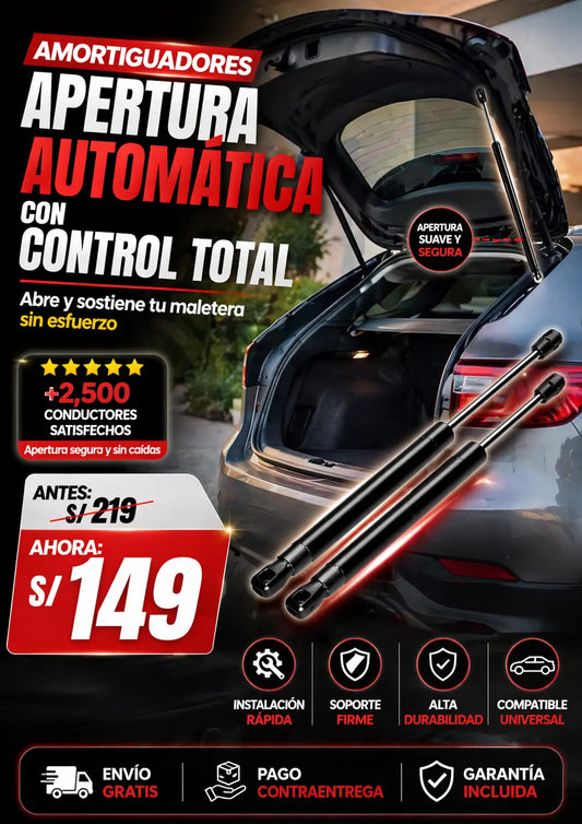 Amortiguadores de Gas para Maletero de Coche