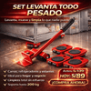 Sistema profesional para levantar, mover y limpiar muebles pesados sin esfuerzo