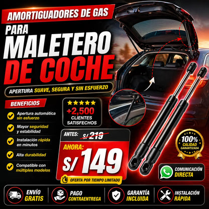 Amortiguadores de Gas para Maletero de Coche