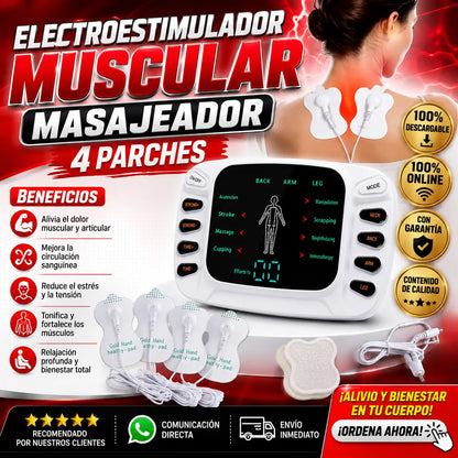 MASAJEADOR 4 PARCHES